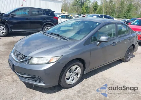 2013 Honda Civic Lx from USA, damaged, VIN 19XFB2F55DE266873
